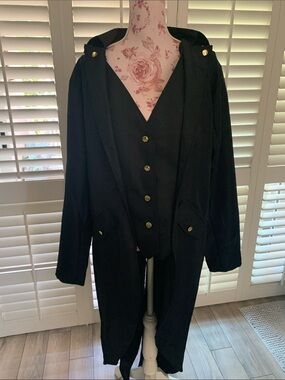 Men’s costume steampunk vintage tailcoat